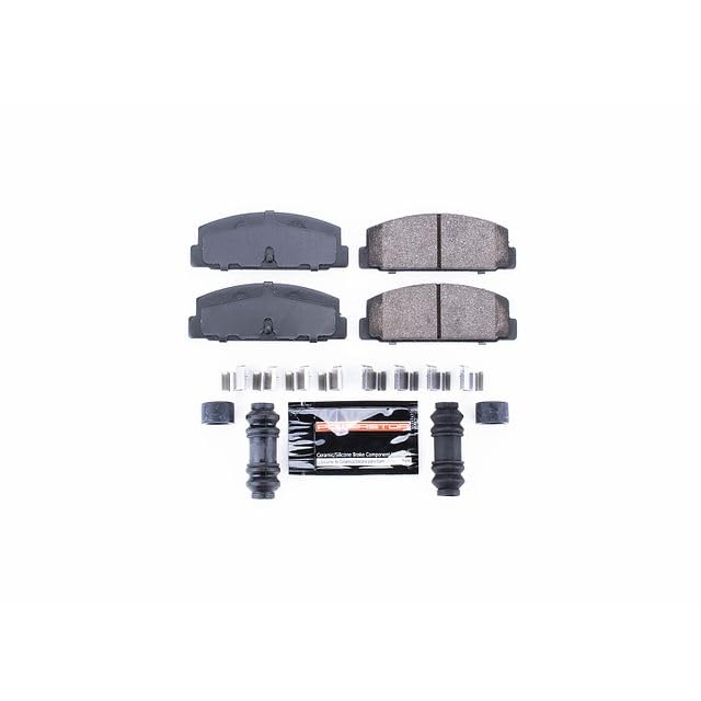 Image of PowerStop Rear Brake Pads for Mazda 6 2003-05 |Protege 2003 |RX-7 1984-91 |RX-7 1993-95 - Z23 Carbon-Fiber Ceramic Brake Pads with Installation Hardware, Z23-332