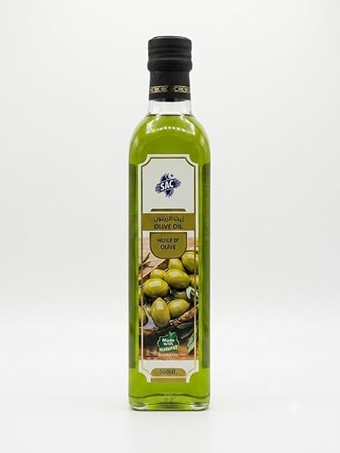Olive Oil 500ml, Made with Natural Essential Oils, Premium Quality Edible Olive Oil for Cooking, Salad