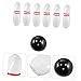 LIOOBO 1set Inflatable Boys and Girls Bowling Toy Indoor Bowling Plaything for Home and Smooth Finish Birthday for Family Fun