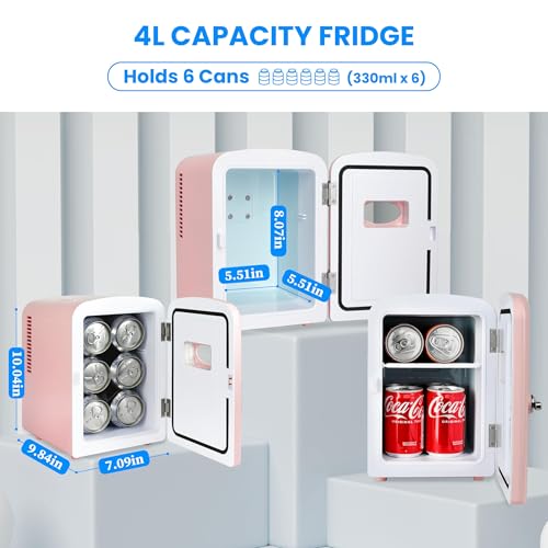 HealSmart Portable Mini Fridge, 4 Liter 6 Can の商品画像 1
