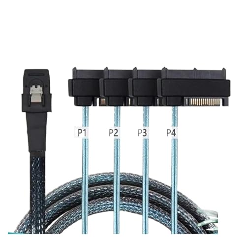 Cable de datos y energía S/AS Sff-8087 a 4 Sff-8482 miniatura 4
