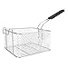 Espeedy Cestello di ricambio in acciaio inox, Cestelli per Friggitrice in Acciaio Inox, Manico incluso, fritti e pepette di pesce