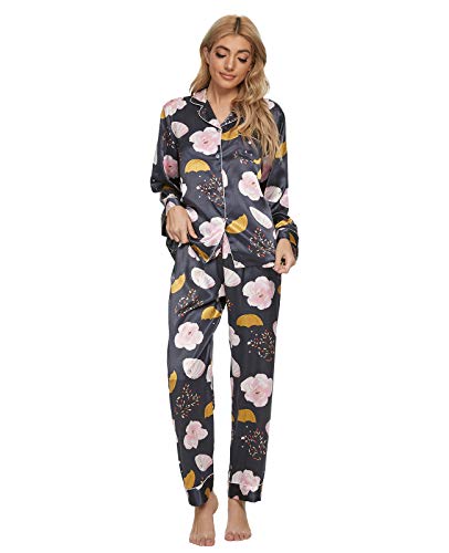 GOSO-Ensemble-de-pyjama-pour-femme-Pyjama-boutonne-pour-femme-Motif-floral-Manches-longues-Vetement-de-nuit-doux