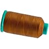 Amazon.com: Mandala Crafts Size 69 210D T70 Bonded Nylon Thread - Brown ...