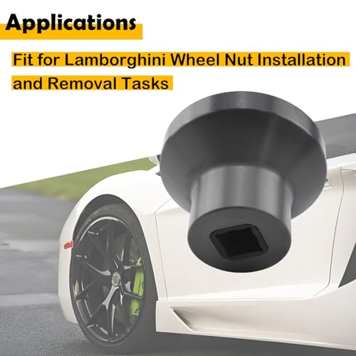 Etersec 470012257 Center Lock Wheel Nut Socket Tool Compatible with Lamborghini, 3/4" Drive, Heavy-Duty Steel Wheel Lock Socket with Galvanized Finish, Anti-Theft Wheel Nut Tool by Etersec - Image 3