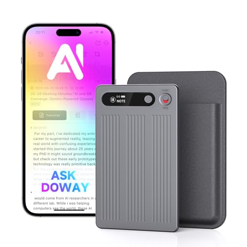 AI Voice Recorder with Transcribe & Summarize (64GB)