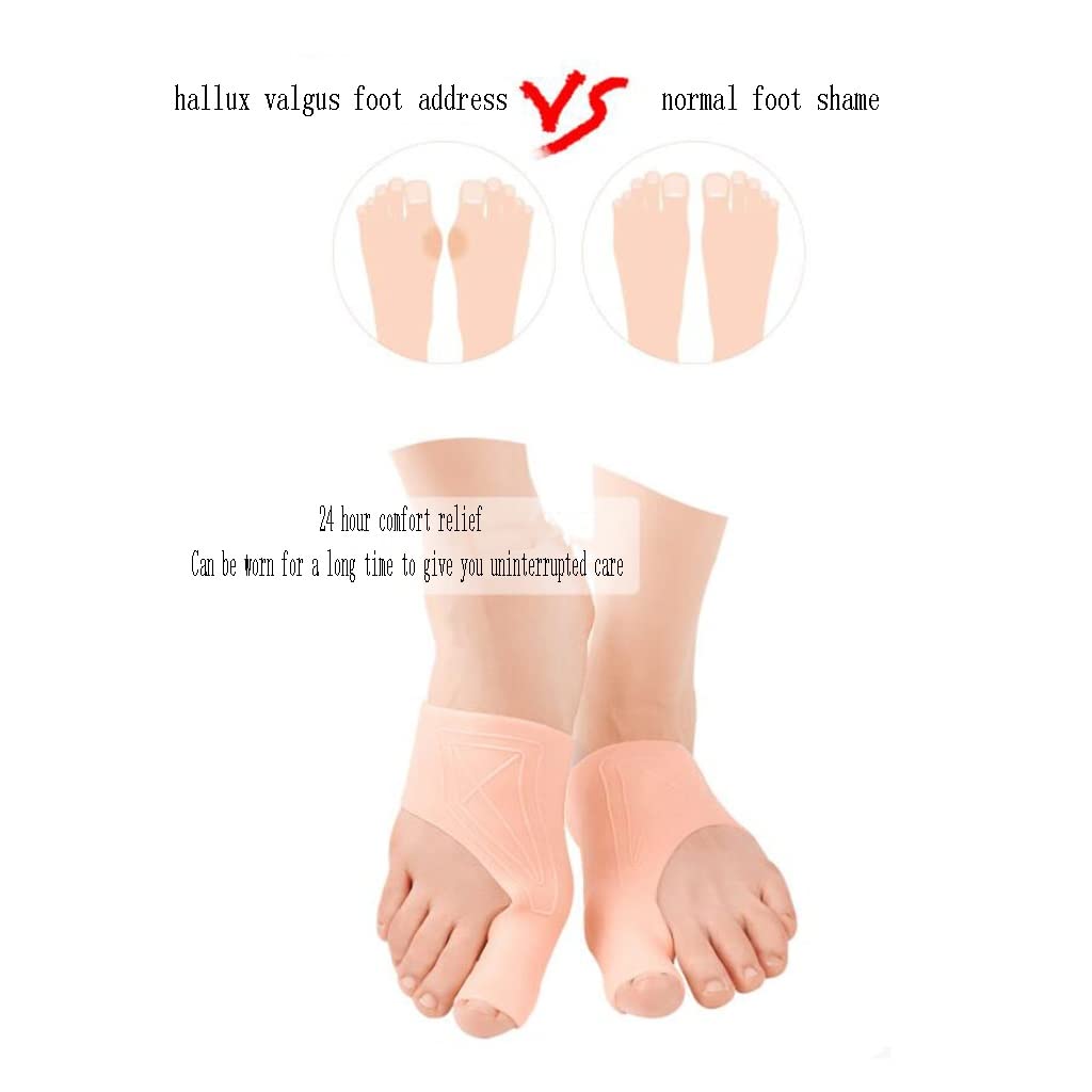 Separatori per Dita sovrapposte, correttore per Piastre per Dita in Gel di Silicone, distanziatori per Dita dei Piedi per Artigli da Sarto dell'alluce valgo e Dita storte