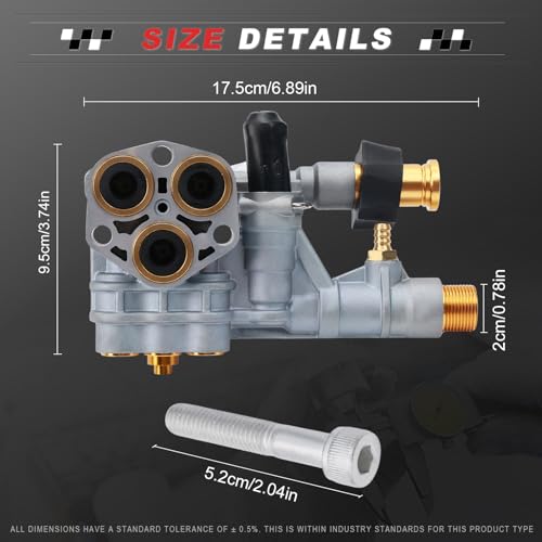 Colector de bomba 7108366 compatible con Technologies axial Cam 510020 y 520006 8