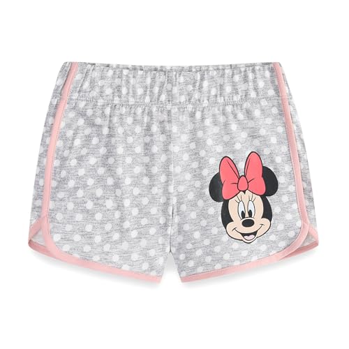 Image of Disney Minnie Mouse Little Mermaid Girls 5 Piece Set with 2 Tops, Leggings, Shorts & Scrunchie for Toddlers & Big Kids