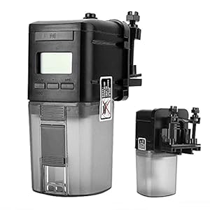 Automatic Fish Feeder Fish Turtle Feeder for Aquarium Fish Vacation Weekend Fish Food Dispenser Auto Fish Feeder with Automatic Digital Timer for Flake Pellets Aquarium Fish