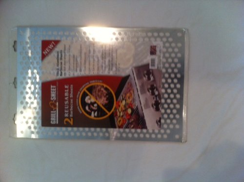 Grill - O - Sheet 2 Pack Reusable Barbecue Sheets