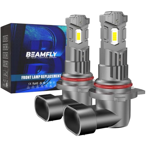 BEAMFLY 9012 HIR2 LED Bombilla 6500K Bombillas Plug and Play, 2 piezas