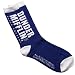 The Office Dunder Mifflin Logo Adult Crew Socks (Navy)