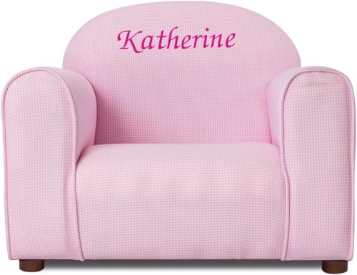 Keet Gingham Personalized Chair