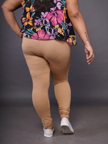 Image of Ladies Cotton Legging | Buttery Soft Stretchy Fit | Churidar Length | Leggings for Women and Girls | Small - 3XL Plus