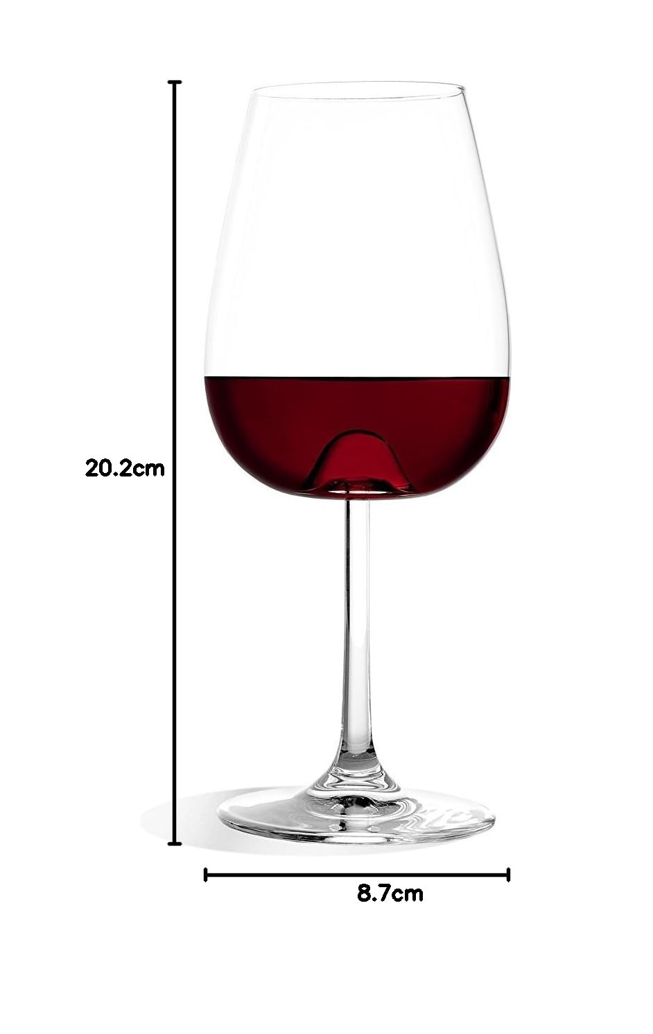 Stölzle Lausitz copa de vino Vulcano Universal 485 ml, set de 6 copas de vino con cono de aroma, aptas para lavavajillas