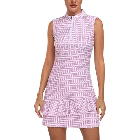 MoFiz Women's Sleeveless Golf Tennis Dress Cover