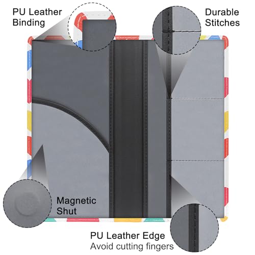 Image of LumiMokki Premium Car Registration & Insurance Card Holder with Magnetic Shut, Vehicle Glove Box Car Organizer - For Documents, Cards, License (Heart symbol)