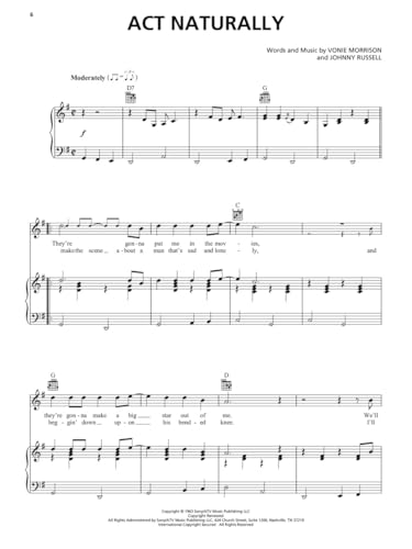 100 Greatest Country Artists Sheet Music | Piano, Vocal, Guitar Songbook | 100 Songs by Country Legends | Includes Hits by Johnny Cash, Patsy Cline, Reba McEntire, Shania Twain - Image 5