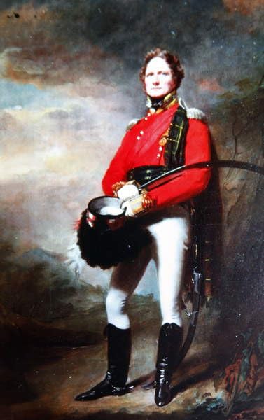 Poster Henry Raeburn Major Harvey impression sur toile 60x90cm decoration