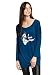 Nastrovje Potsdam Frozen - Die Eiskönigin I Love Hugs Olaf Damen Langarmshirt blau, Größe:XXL
