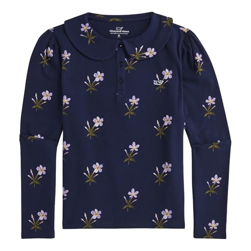 vineyard vines Girls Girls' Everyday Long-Sleeve Polo