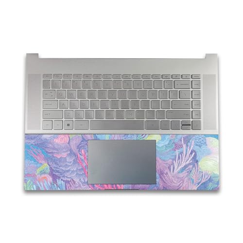 Image of Glossy Glitter Gaming Skin Compatible with HP Envy x360 16 inch (2023) - Dreamy Reef - Premium 3M Vinyl Protective Wrap Decal Cover - Easy to Apply | Crafted in The USA by MightySkins
