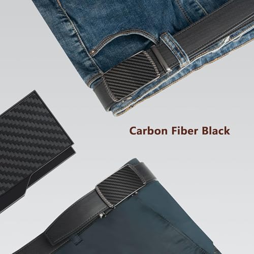 men39s ratchet leather belt - heavy duty adjustable dress amp casual belt