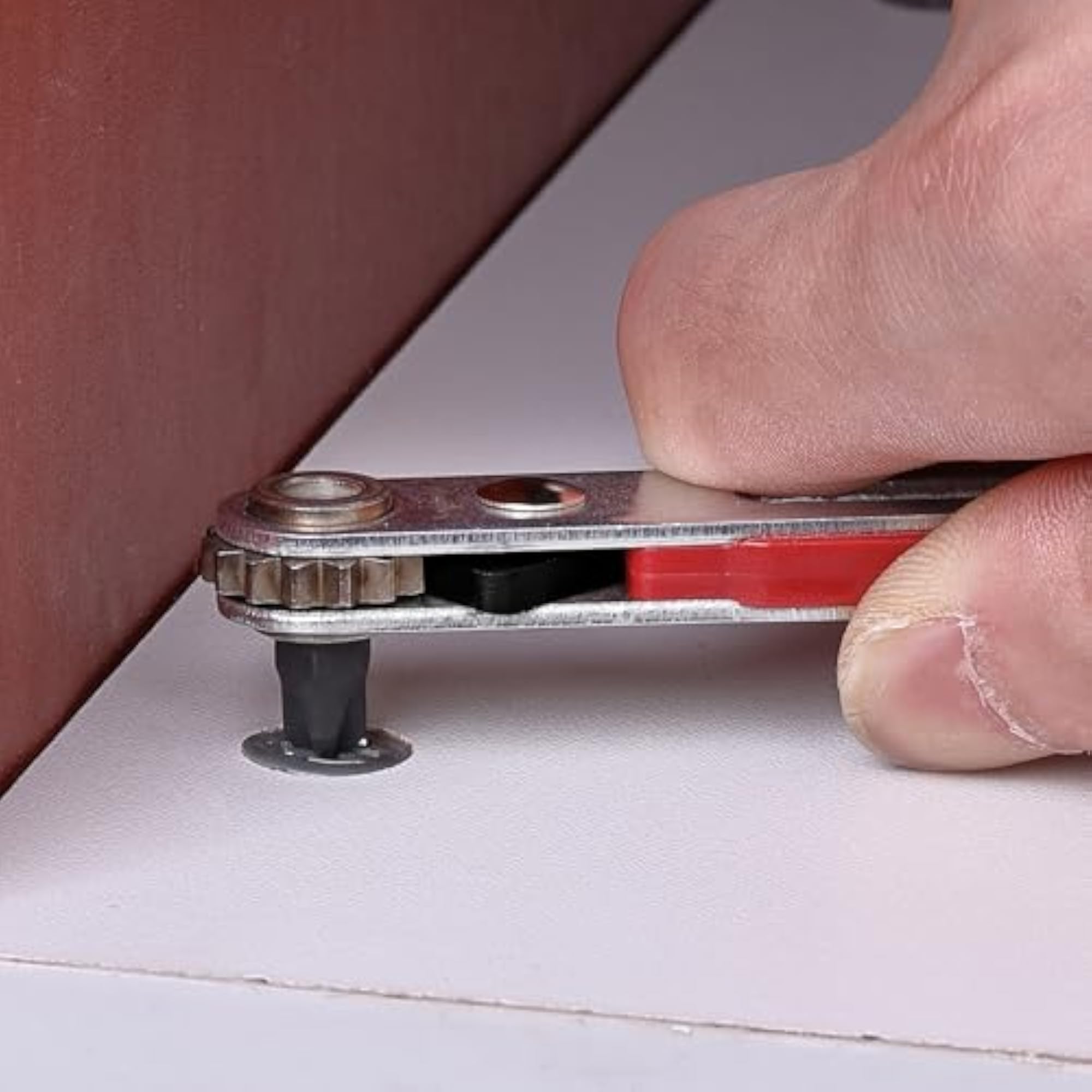 Mini Ratchet Wrench with Magnetic 90 Degree Screwdriver