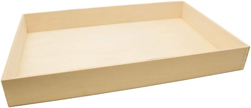 Unfinished Wood Nesting Trays, Set of 6 Wooden Crafting Trays, for Serving, Organizing, DIY Décor, and Play Tray, by Woodpeckers - Image 4