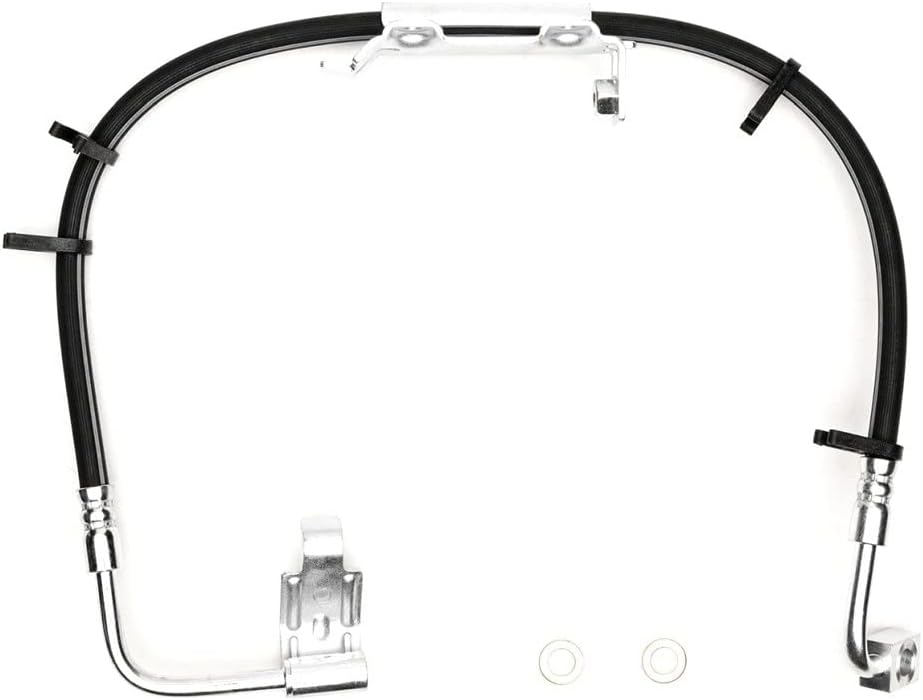 Dynamic Friction Company Front Left Brake Line Hose 350-42026 For 2007-2017 Jeep Wrangler, 2018 Jeep Wrangler JK