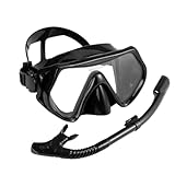 Mascara De Mergulho Ocúlos Natação Profissional Semi-seco Preto Praia Verão - Premium Pazie