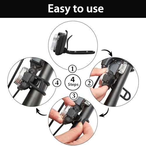 Image of 12 Pieces Bicycle Light Silicone Straps Cycling Bicycle Rubber Straps Light Silicone Mount Band for Bicycle Light Sets, Black