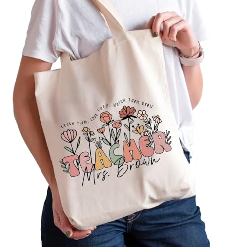 Bolso Tote Personalizado Grande para Maestro miniatura 1