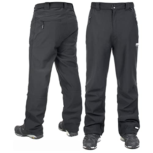Trespass Hemic S/Shell Pantalón, Hombre, Negro (blx), L Cover