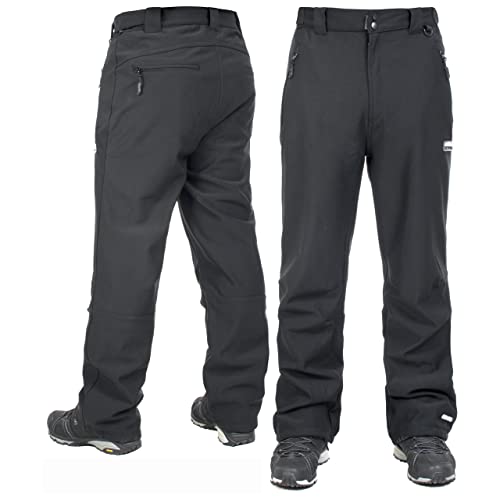 Trespass Hemic S/Shell Pantalón, Hombre, Negro (blx), XXL