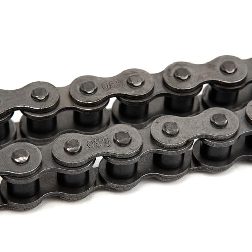 Motorradkette 520 525 530 120L 428 136L Motorradgetriebe Antriebskette für ATV Quad MX Enduro Motard Racing Driving Chain (EU-HLT530-120L)