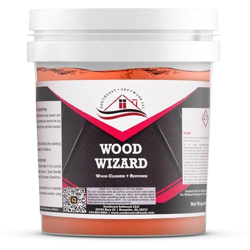 Wood Wizard RevivePro Cleaner: Elevate Your Deck and Fence Woods Natural Charm with SESWs Premium Care Solution (5)