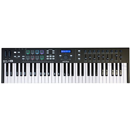 Image of Arturia KeyLab Essential 61 Universal Midi Keyboard Controller - Black