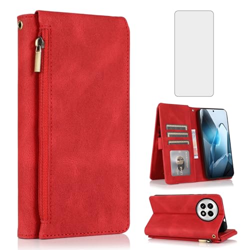 Coque Oneplus 13 Asuwish XKLLPT UK rouge étui de protection pour téléphone portable