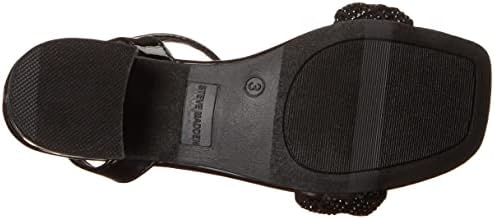 Steve Madden Girls Shoes Girls Oppal Heeled Sandal, Black, 4 Big Kid | Image 3