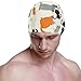 susiyo Cartoon Cats Animals Mens Swim Caps Polyester Swimming Hat for Adult and Youth