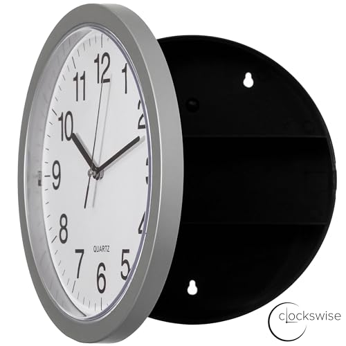 Reloj de pared Clockswise con almacenamiento oculto 10in miniatura 6