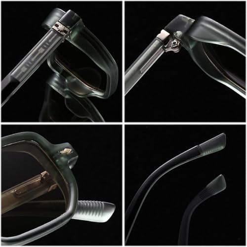 Lunettes de soleil rétro hommes marron verres dégradés UV400
