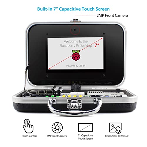 Elecrow Crowpi Raspberry Pi 4 3B 3B+ Sensor Kit For Learning Programming (Basic Kit, Rpi Not Included, Black) #TOP2