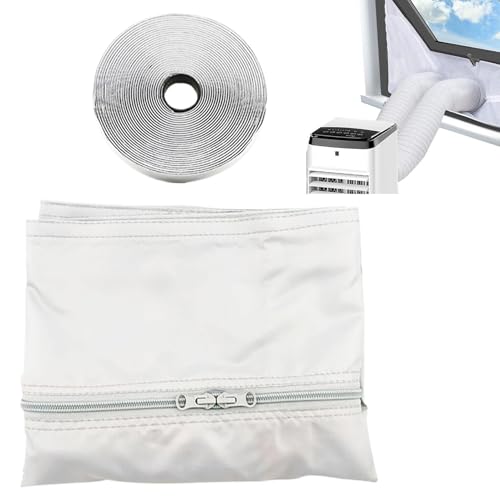 Kit Ventilación Portátil AC - Accesorio Compacto para Ventana Abatible Sin Taladro,Sello de Ventana para Aire Acondicionado - Para Dormitorio, Salón, Viaje, Piso, Dormitorio