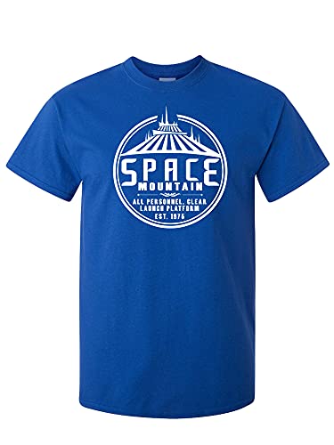 Space Mountain Magic Kingdom Vacation T-Shirt Space Family Shirts Adult (S, Black)2
