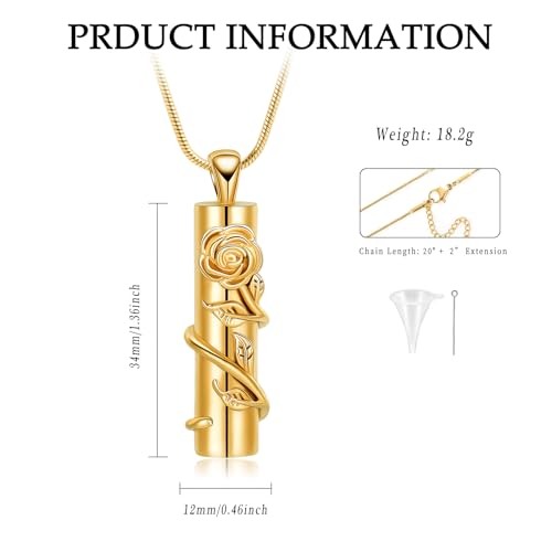 Collier urne funéraire rose : la solution discrète pour surmonter le deuil - 2
