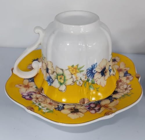 AOBOPOコーヒーカップ・マグ 染付 コーヒーカップ&ソーサーセット 200ml クラシカルなヨーロピアンスタイル