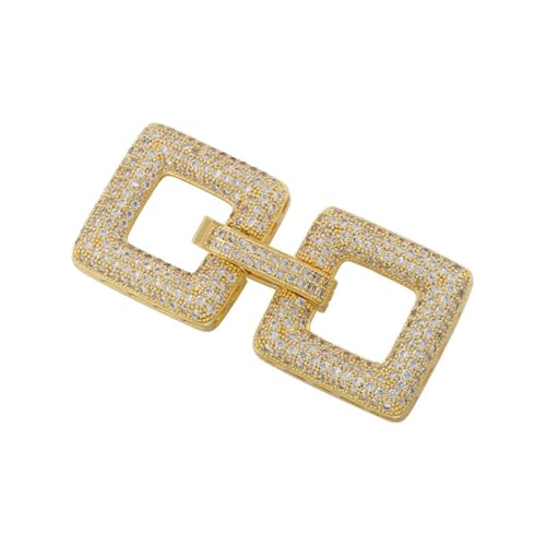 Luxurious Zirconia Adorned Multiple Shape Connectors for DIY Jewelry Projects